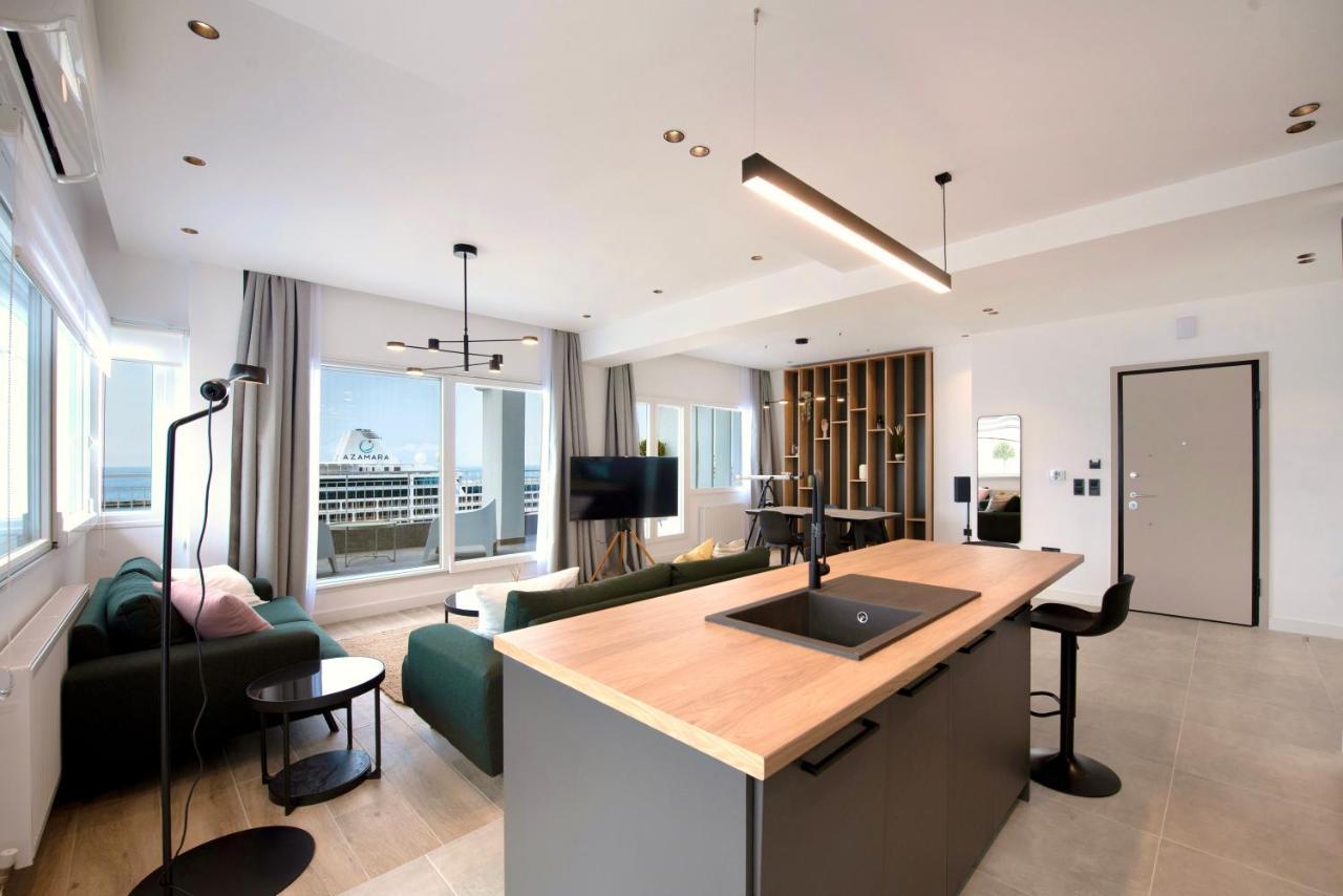 Oddity Seafront Penthouse Apartments Selanik Dış mekan fotoğraf